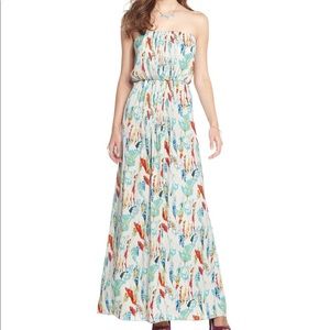 Rachel Roy Dress, strapless print maxi   SP 13